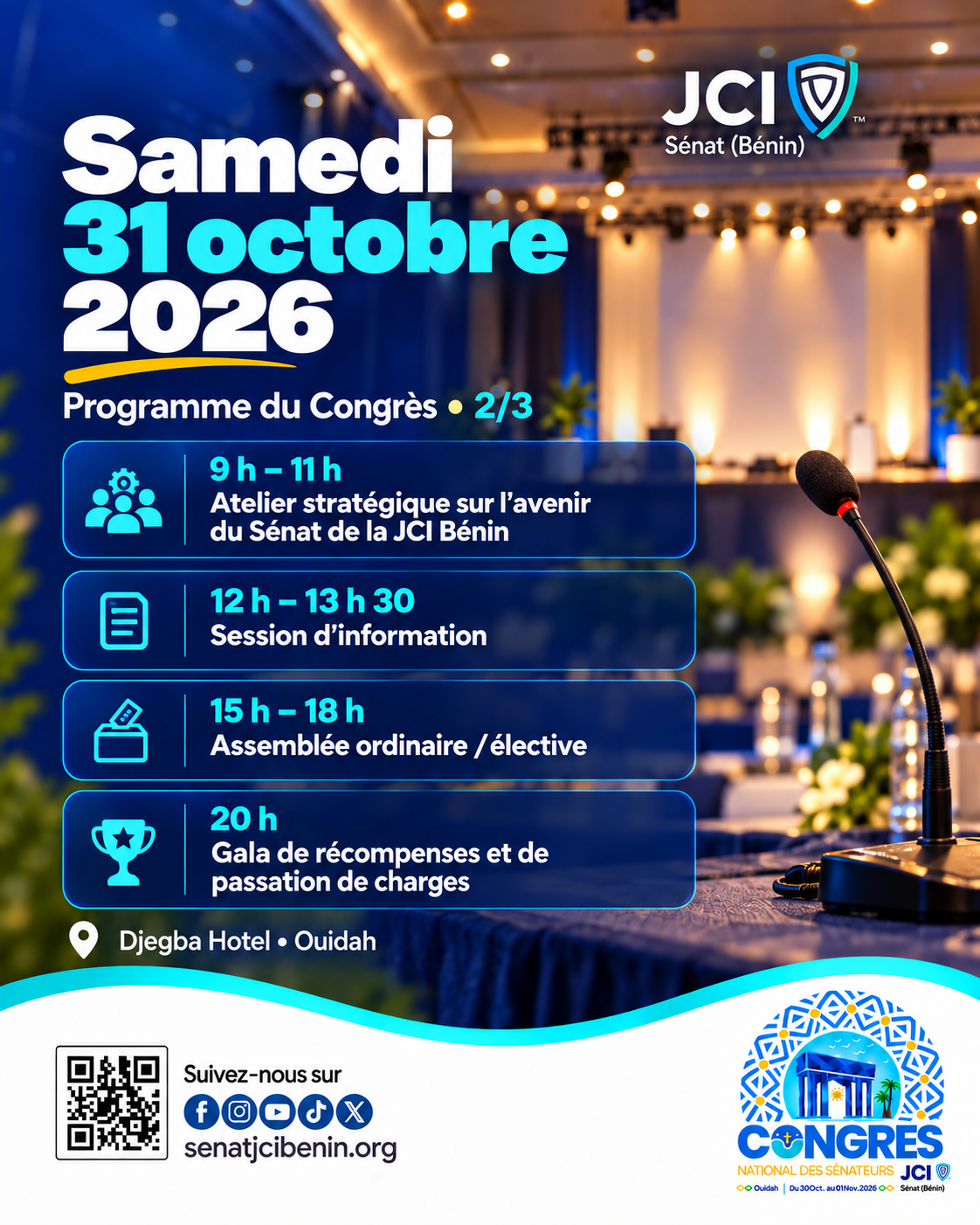 Visuel du Congrès National du Sénat 2026, affiche 5 sur 20